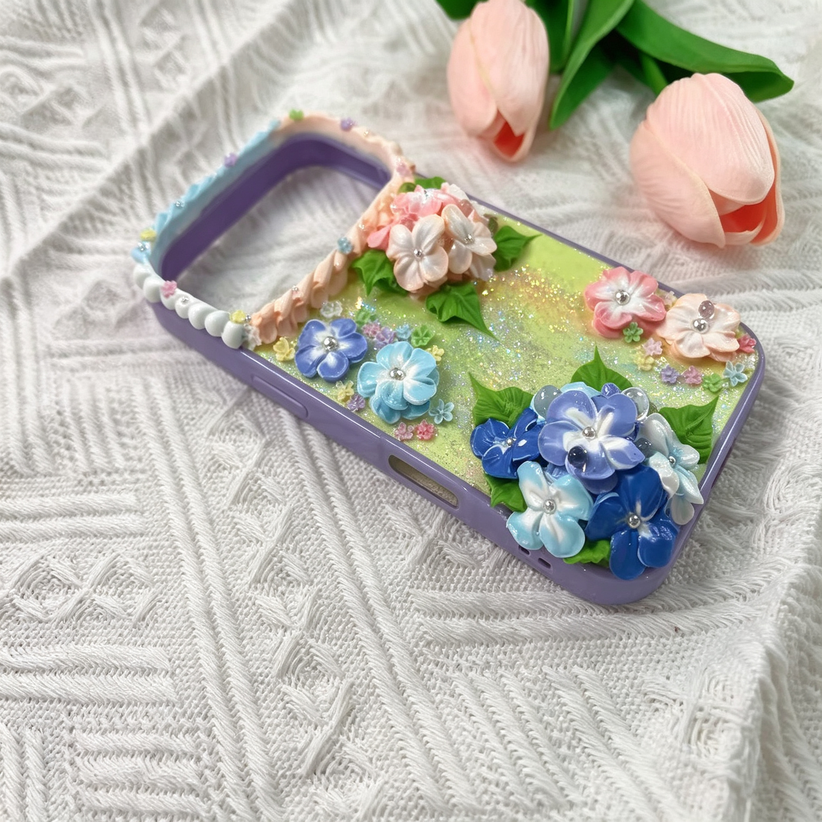 Colorful flower bouquet decoden Phone case