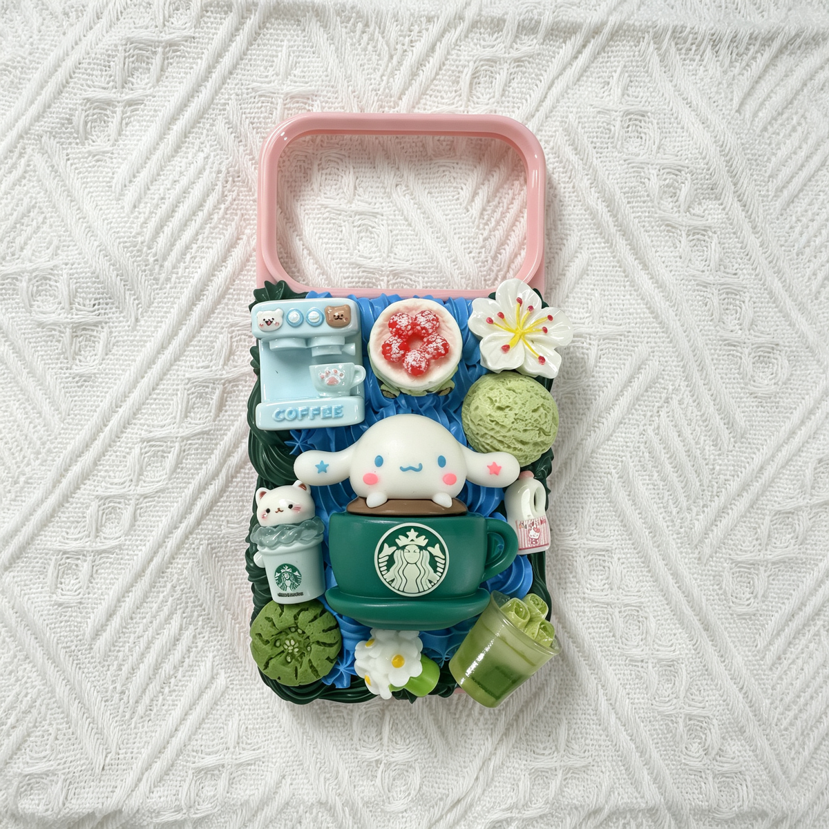 Cinnamoroll Coffee Decoden Phone Case