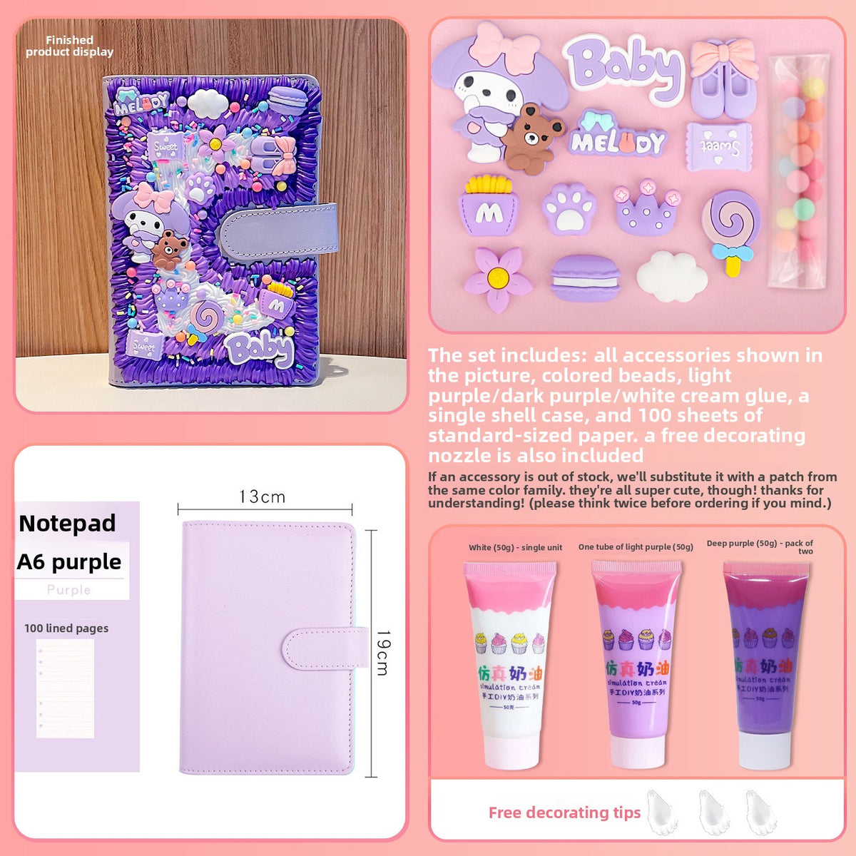 Decoden DIY Notebook Cover Kit