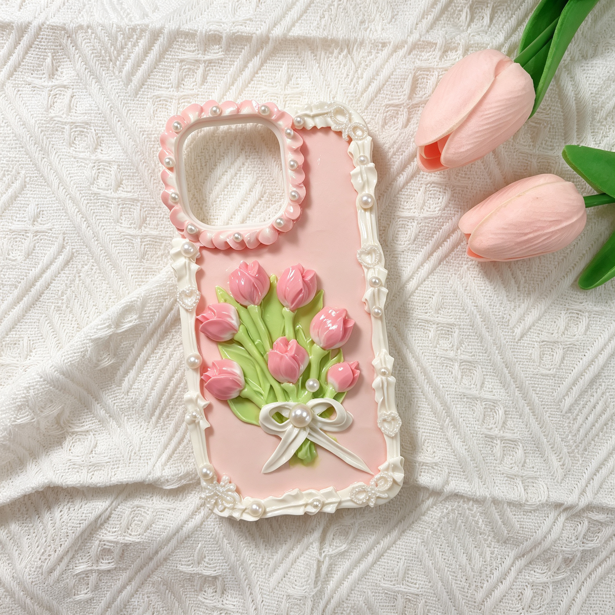 Flower-tulip decoden Phone case