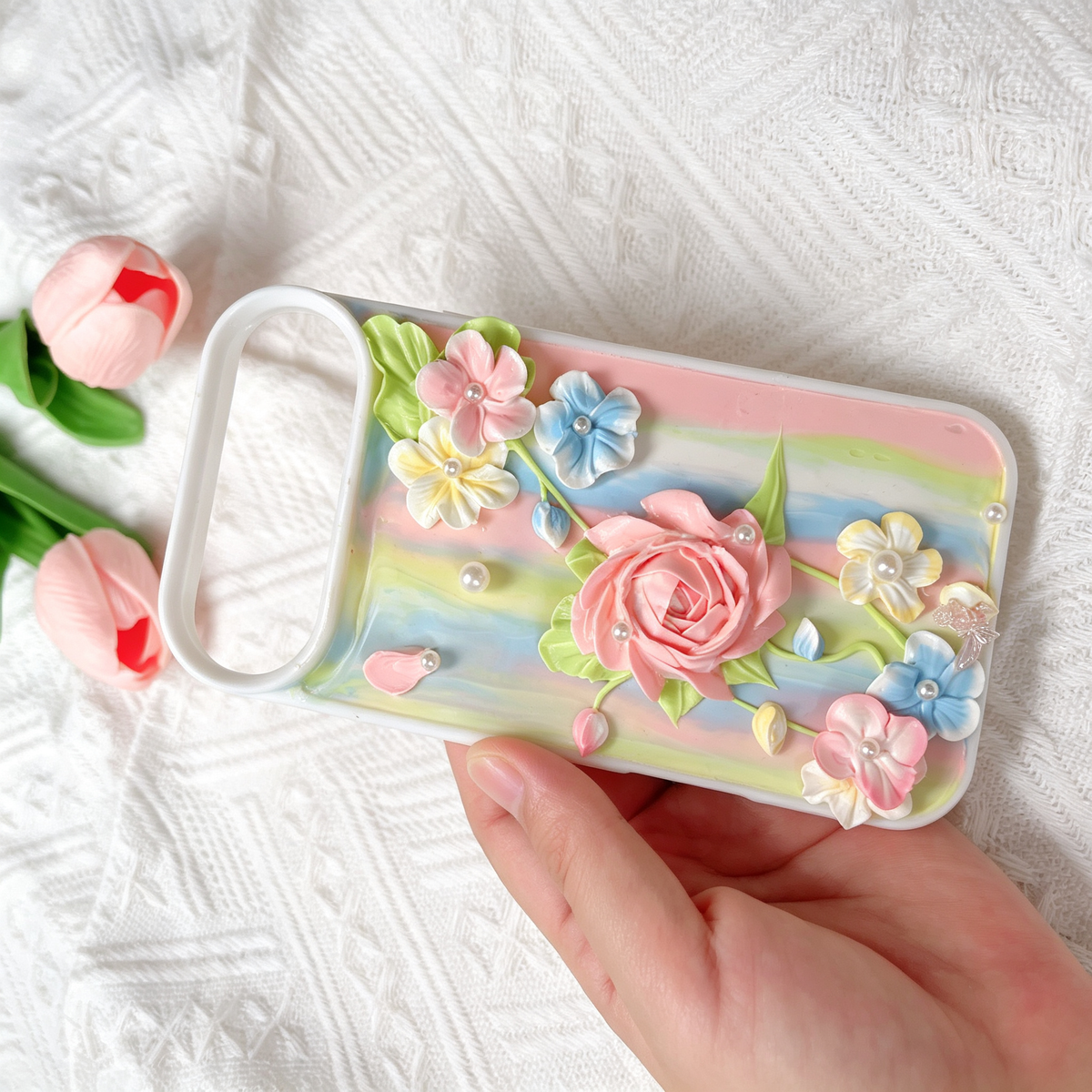 Flower-bud decoden Phone case