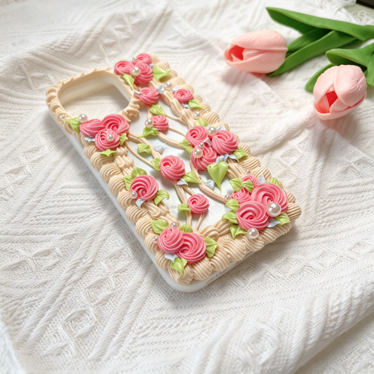 Flower Budding rose decoden Phone case