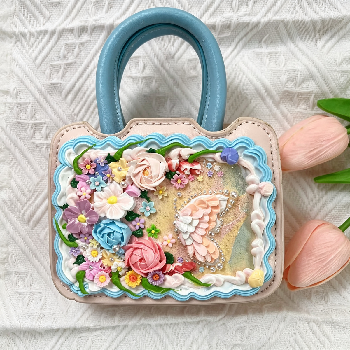 butterfly+flower Decoden Small bags