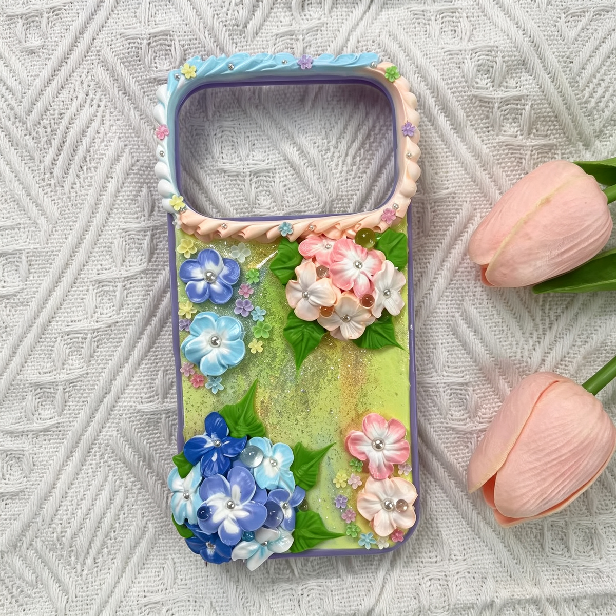 Colorful flower bouquet decoden Phone case