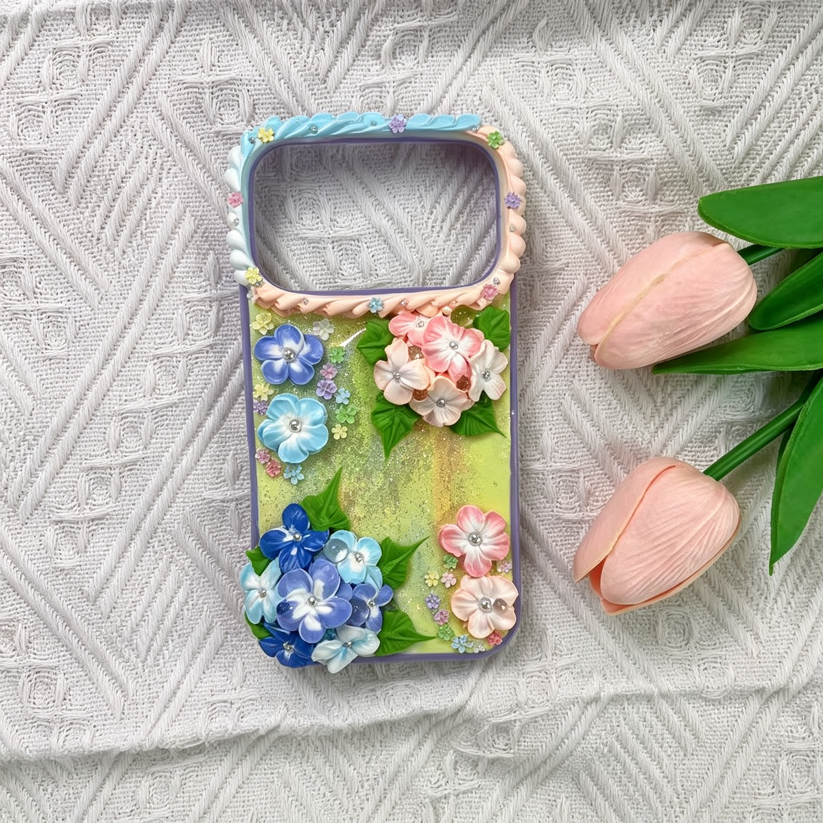 Colorful flower bouquet decoden Phone case