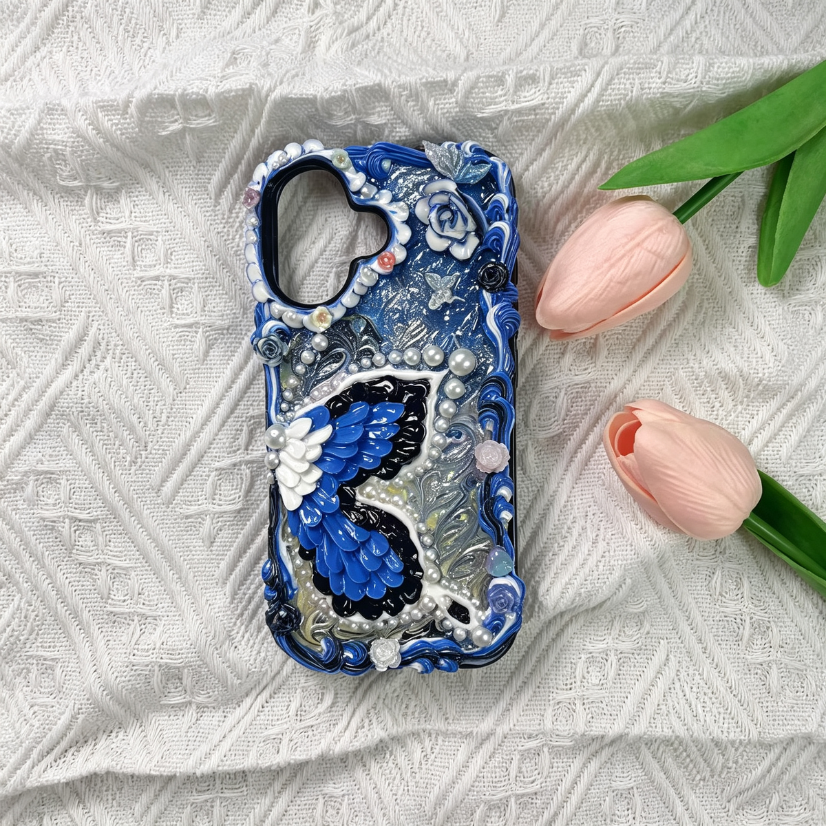 Flower-butterfly decoden Phone case