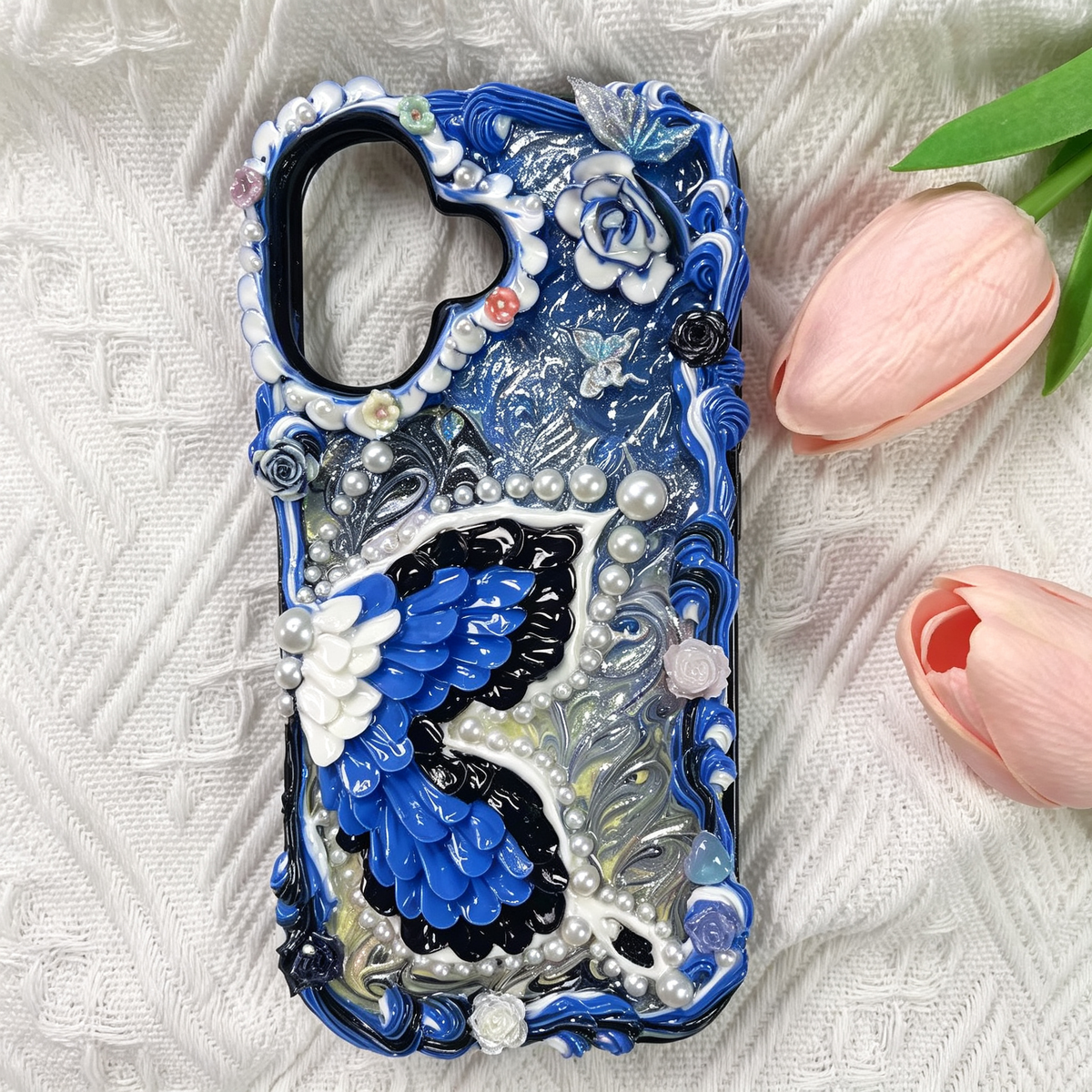 Flower-butterfly decoden Phone case