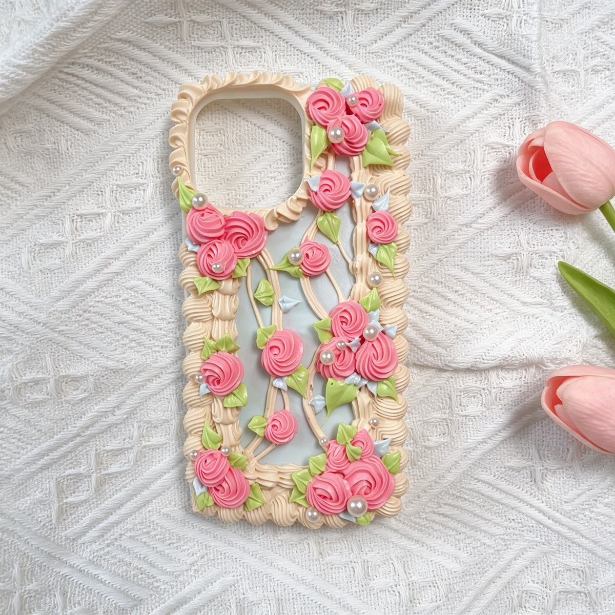Flower Budding rose decoden Phone case