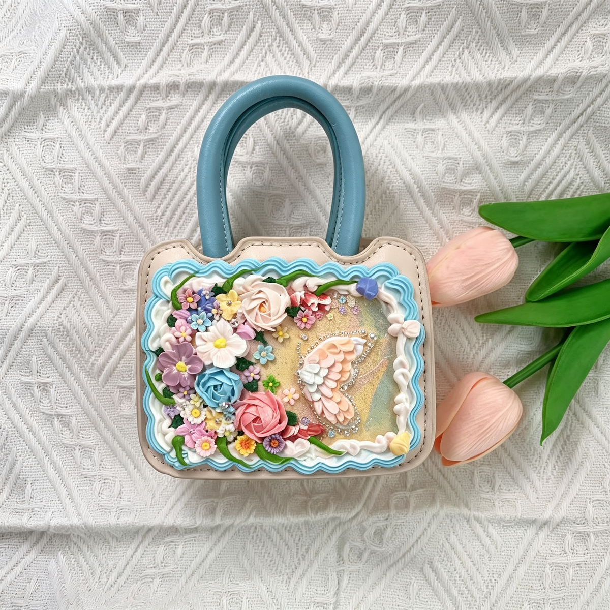 butterfly+flower Decoden Small bags