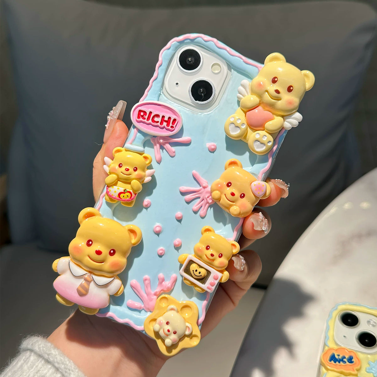 Cartoon & Food Miniatures decoden DIY phone case  DIY kits