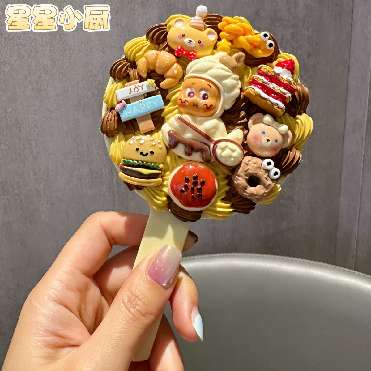 Cartoon Decoden DIY Mirror Kit