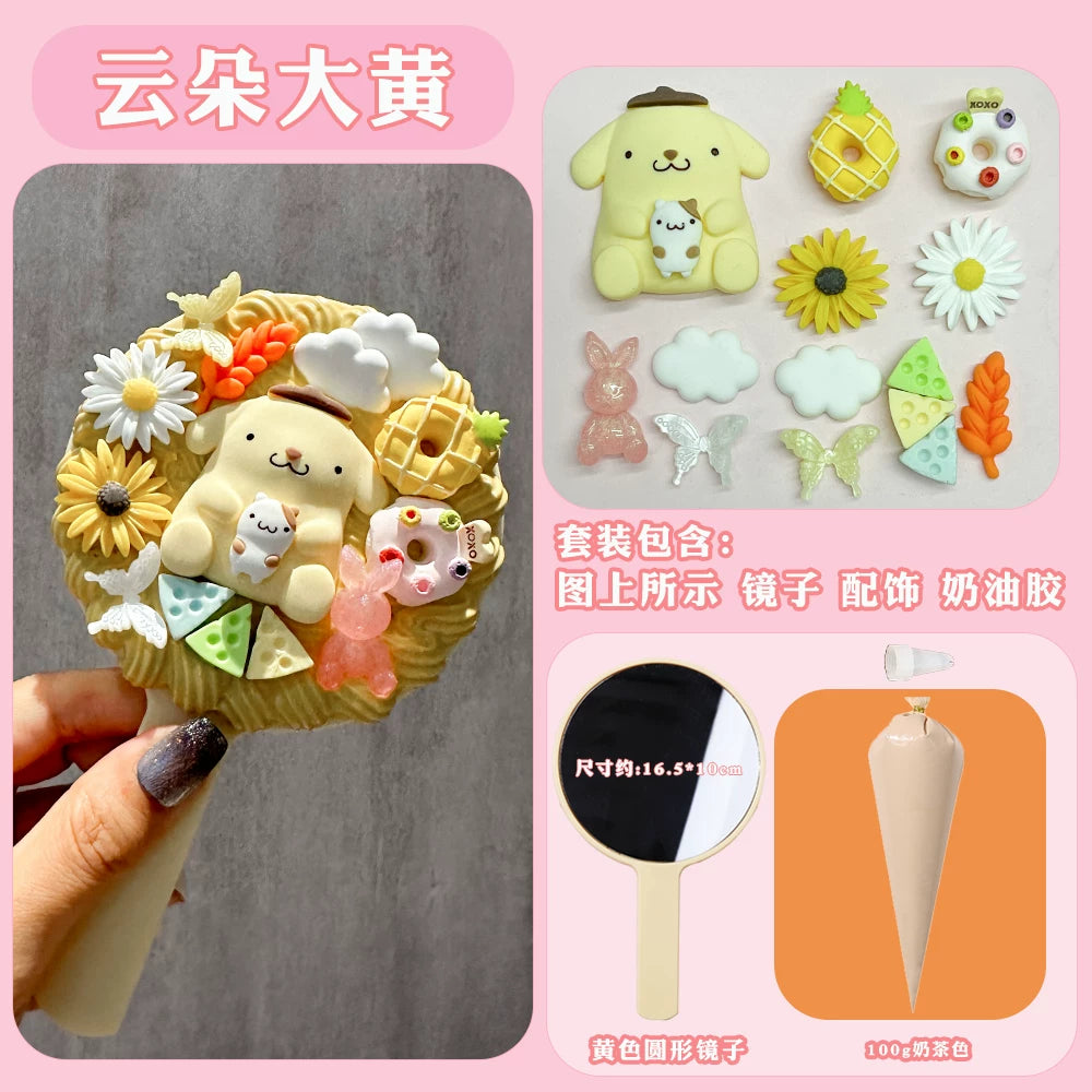 Cartoon Decoden DIY Mirror Kit