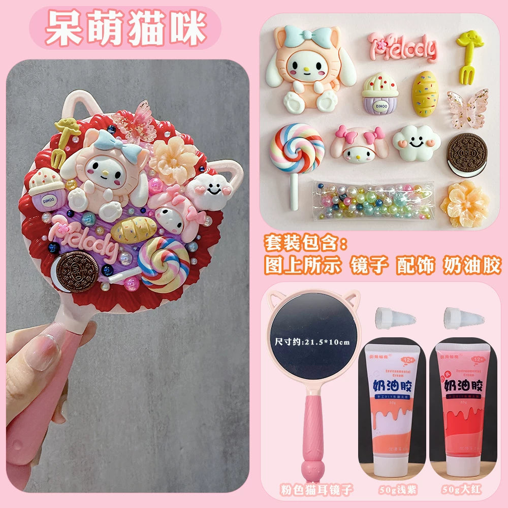 Cartoon Decoden DIY Mirror Kit