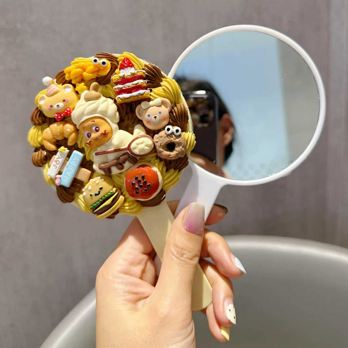 Cartoon Decoden DIY Mirror Kit