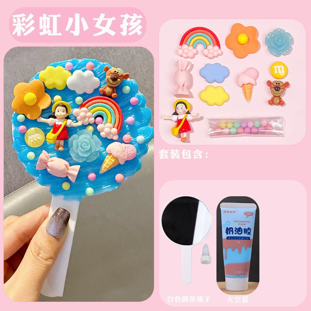 Cartoon Decoden DIY Mirror Kit
