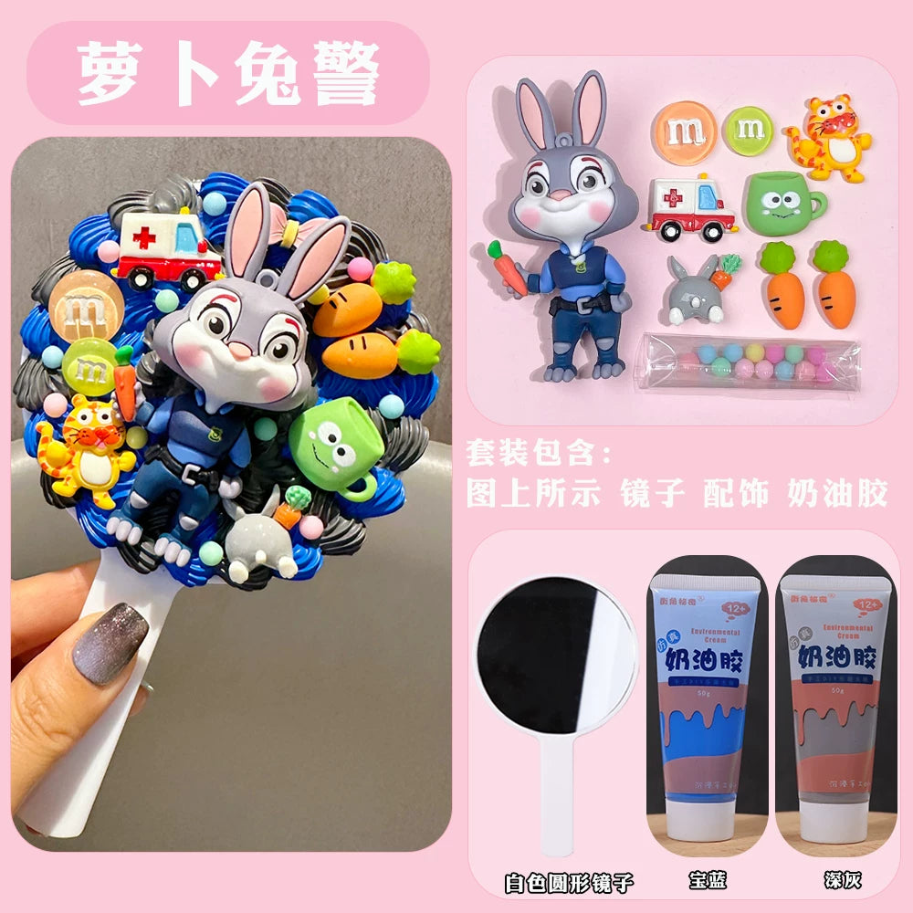 Cartoon Decoden DIY Mirror Kit