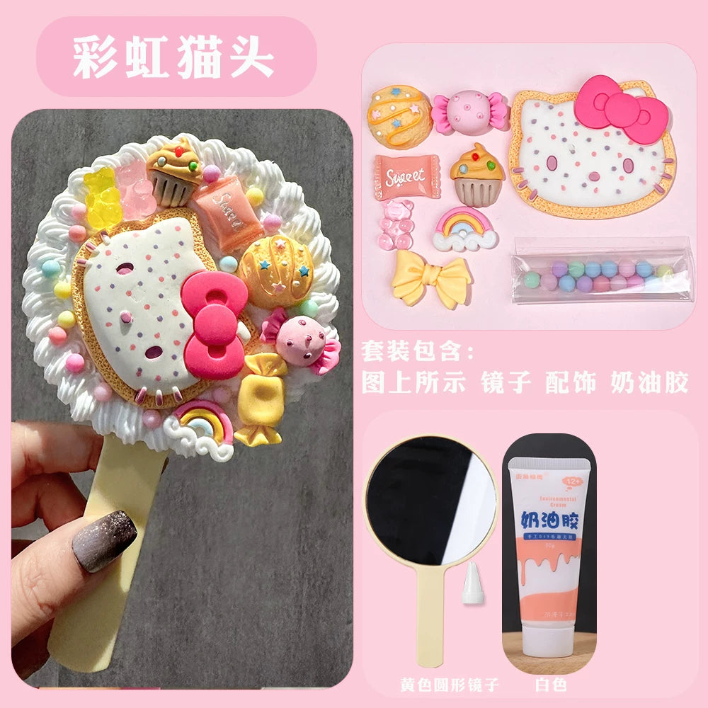 Cartoon Decoden DIY Mirror Kit