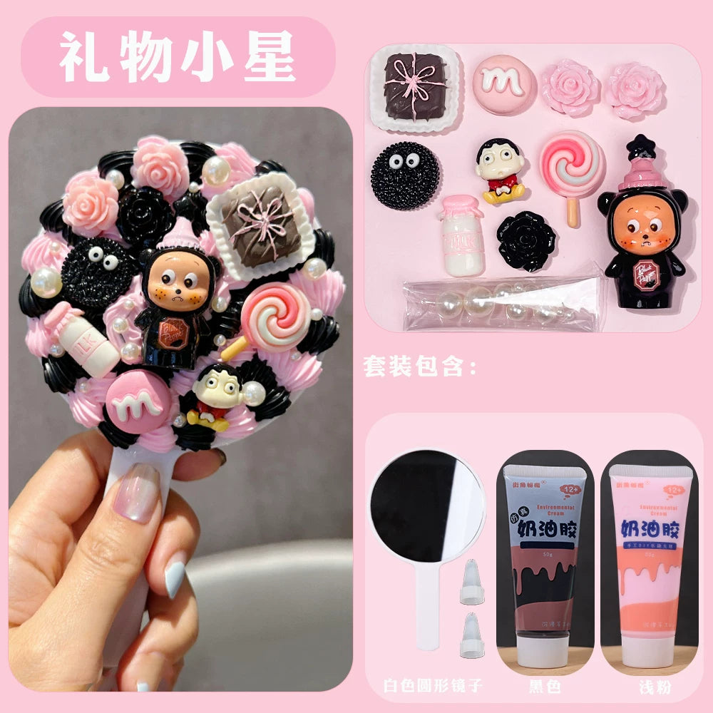 Cartoon Decoden DIY Mirror Kit