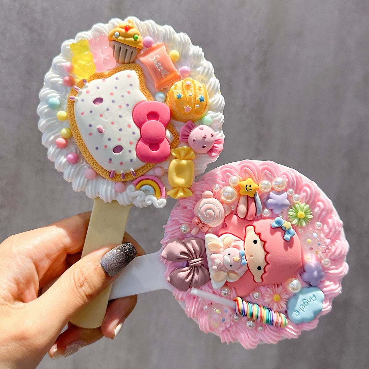 Cartoon Decoden DIY Mirror Kit