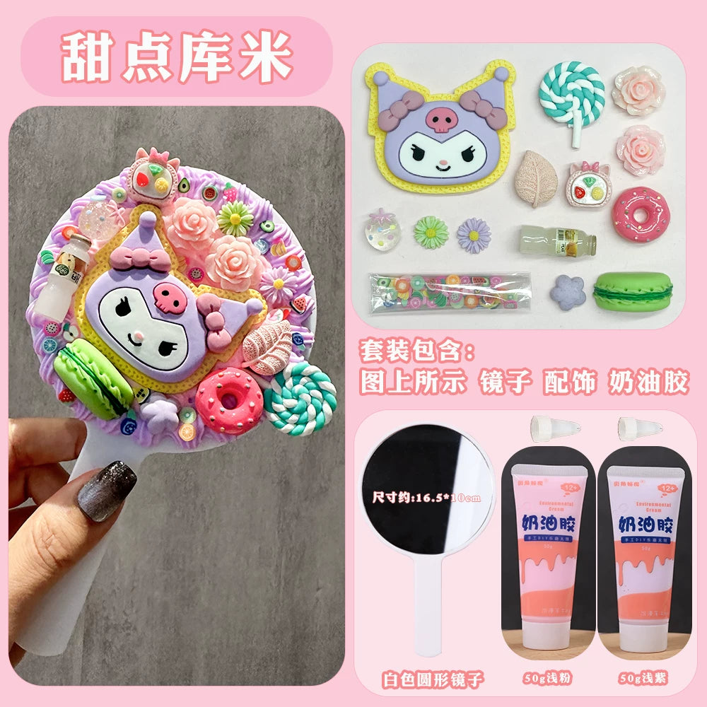 Cartoon Decoden DIY Mirror Kit