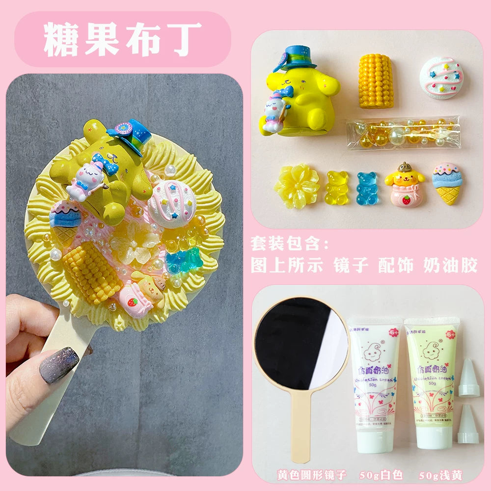 Cartoon Decoden DIY Mirror Kit