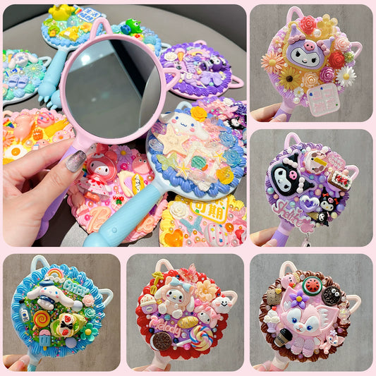 Cartoon Decoden DIY Mirror Kit