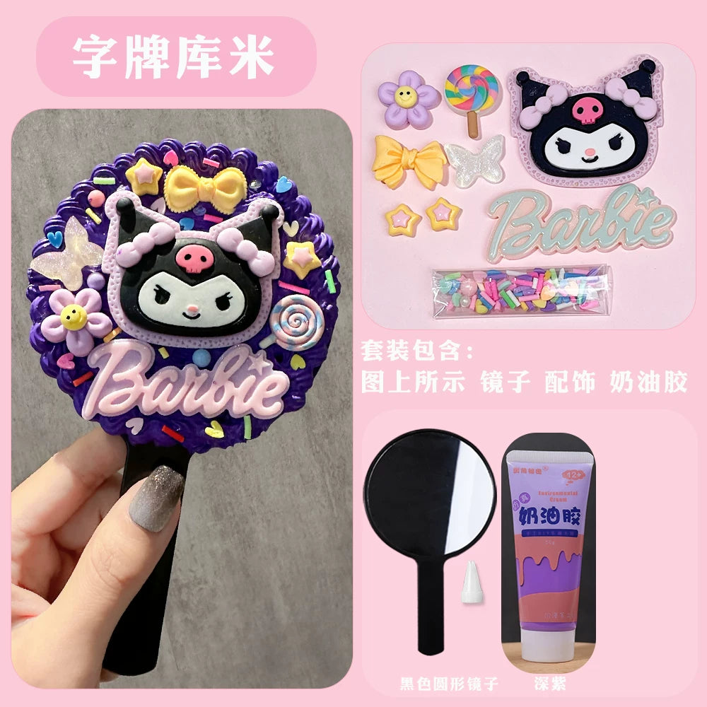 Cartoon Decoden DIY Mirror Kit