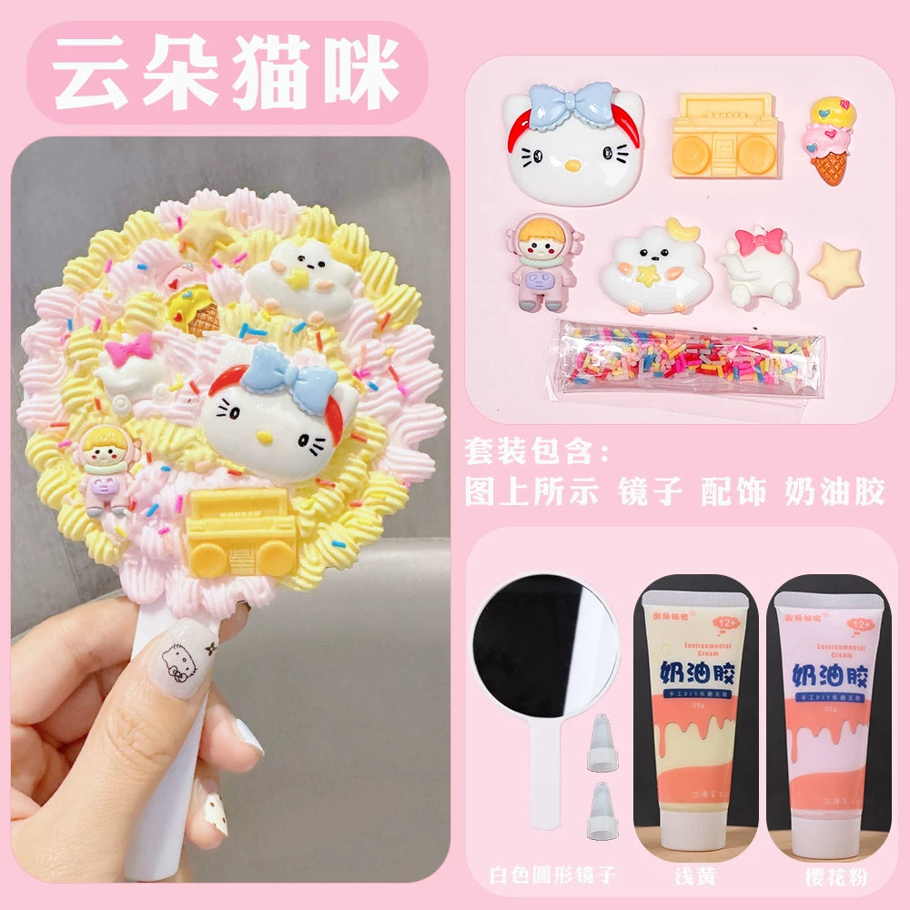 Cartoon Decoden DIY Mirror Kit