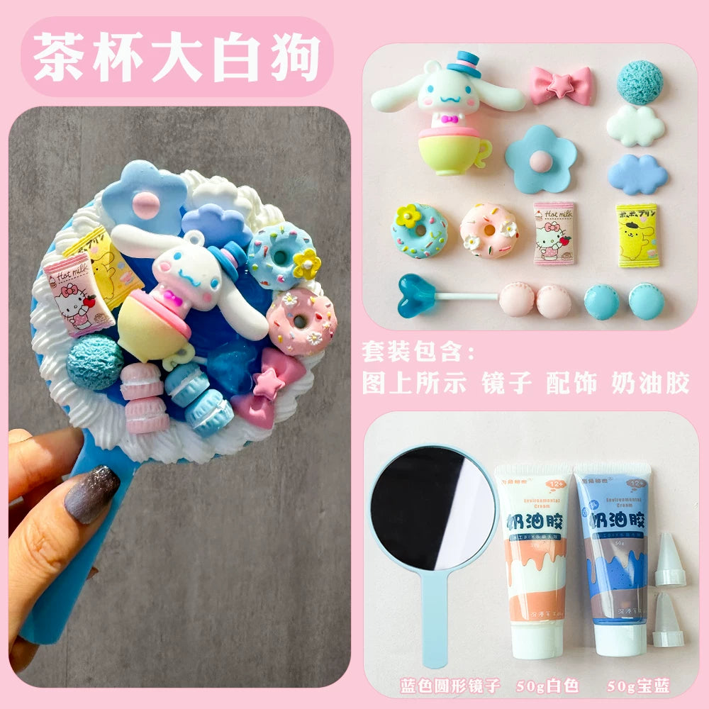 Cartoon Decoden DIY Mirror Kit