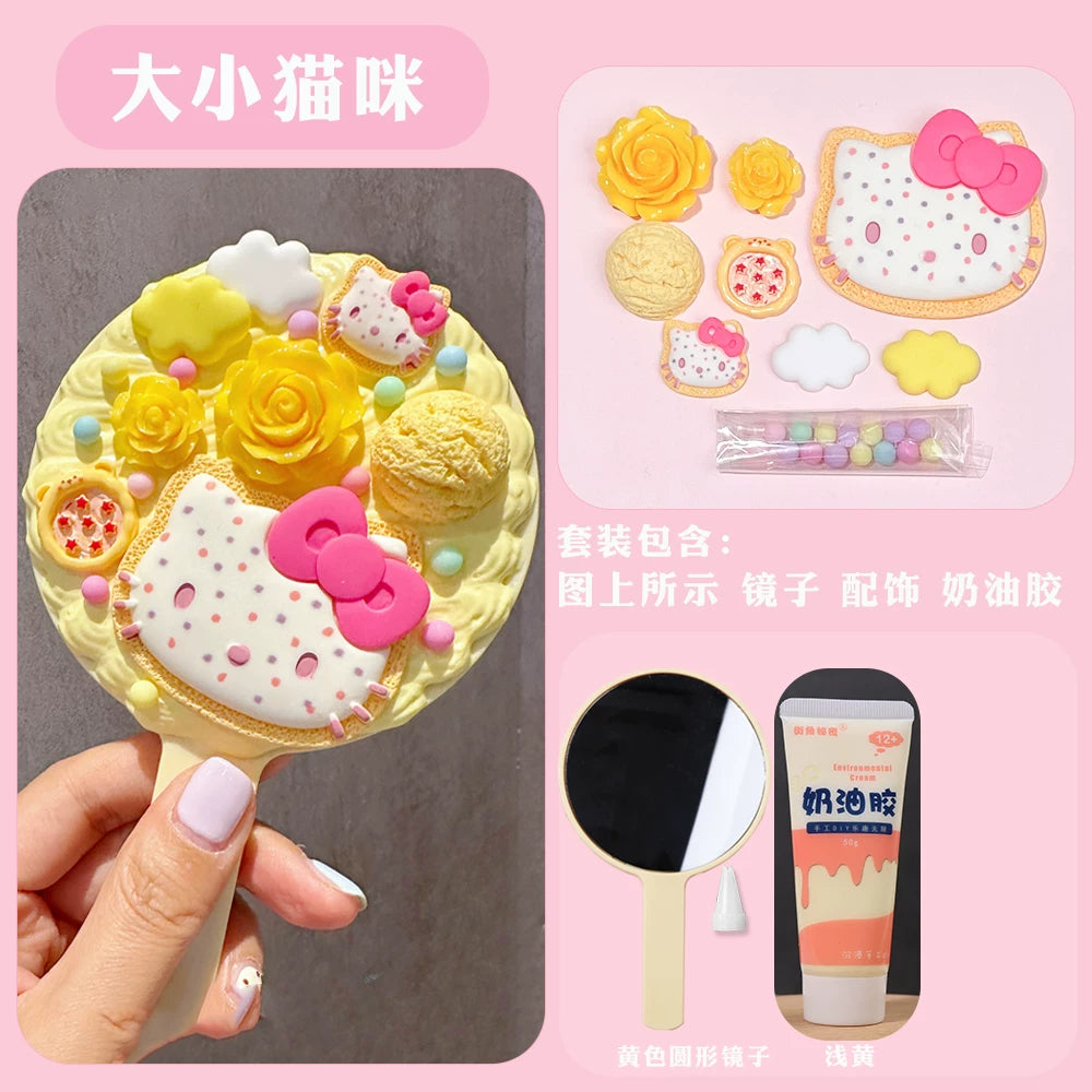 Cartoon Decoden DIY Mirror Kit