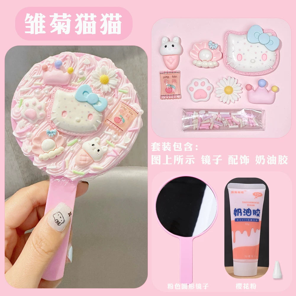 Cartoon Decoden DIY Mirror Kit