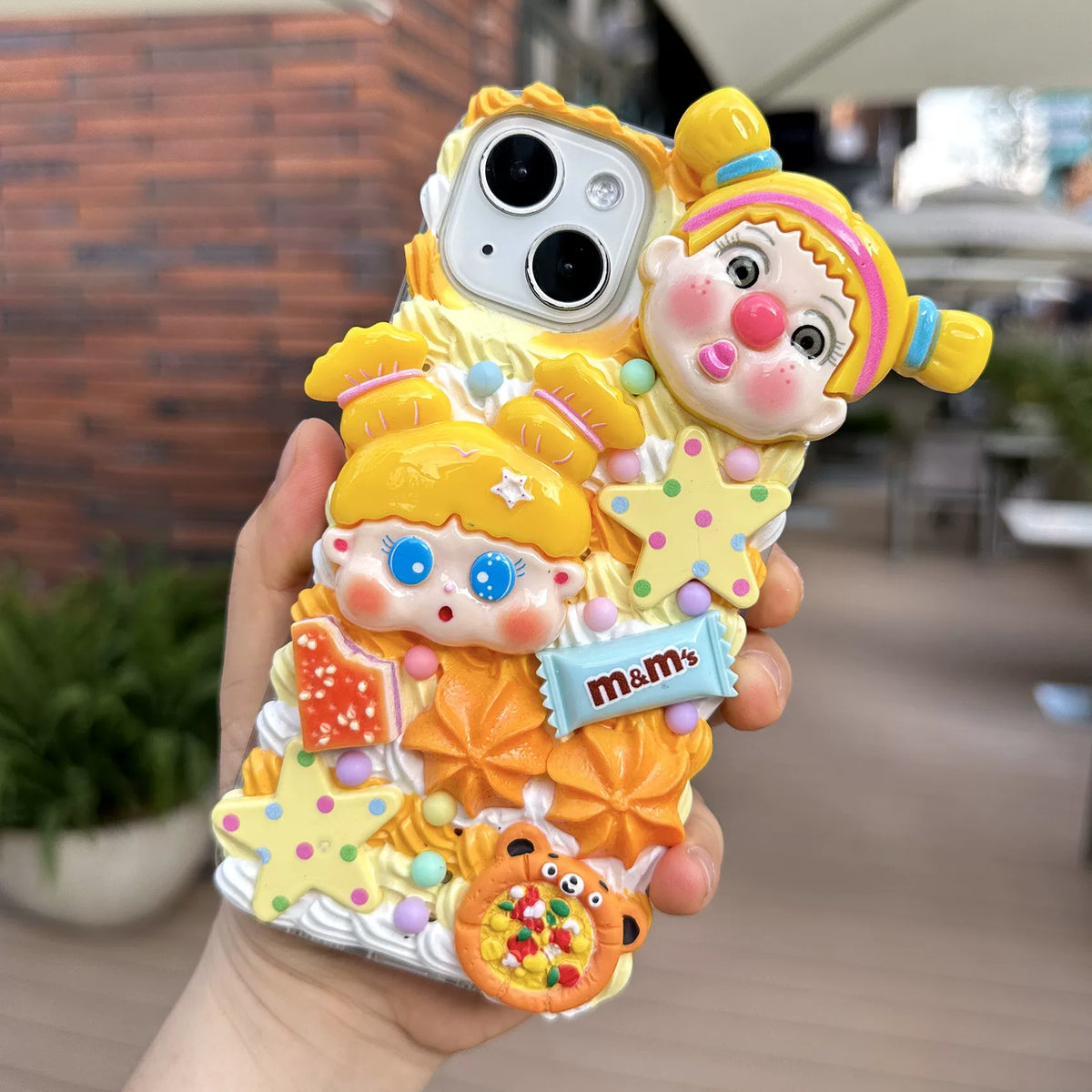 Cartoon & Food Miniatures decoden DIY phone case  DIY kits