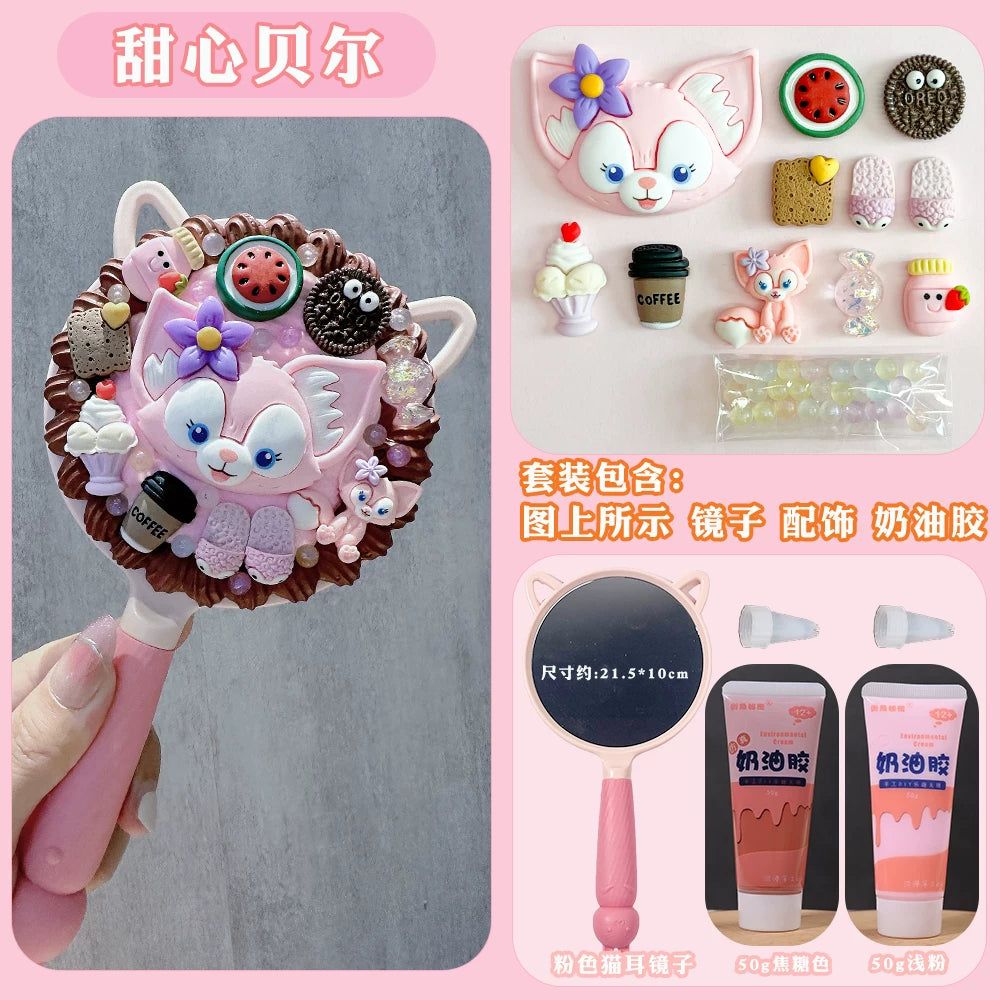 Cartoon Decoden DIY Mirror Kit