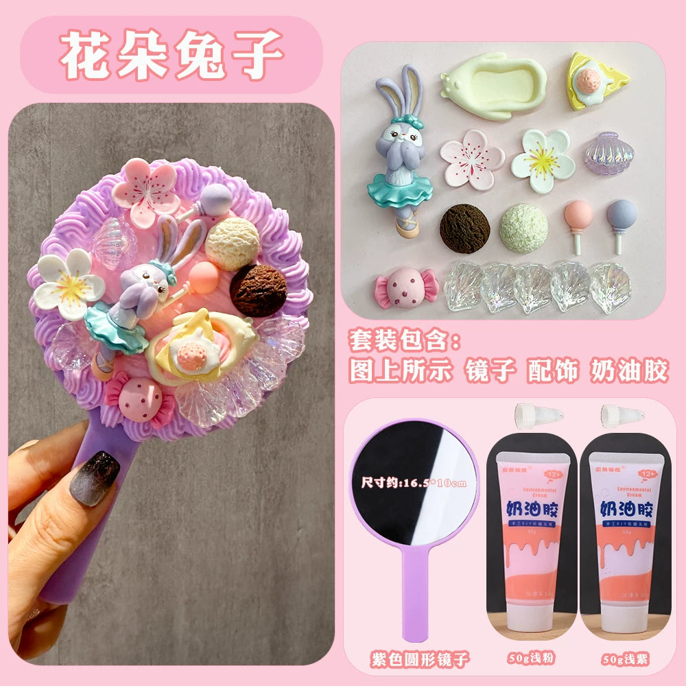 Cartoon Decoden DIY Mirror Kit