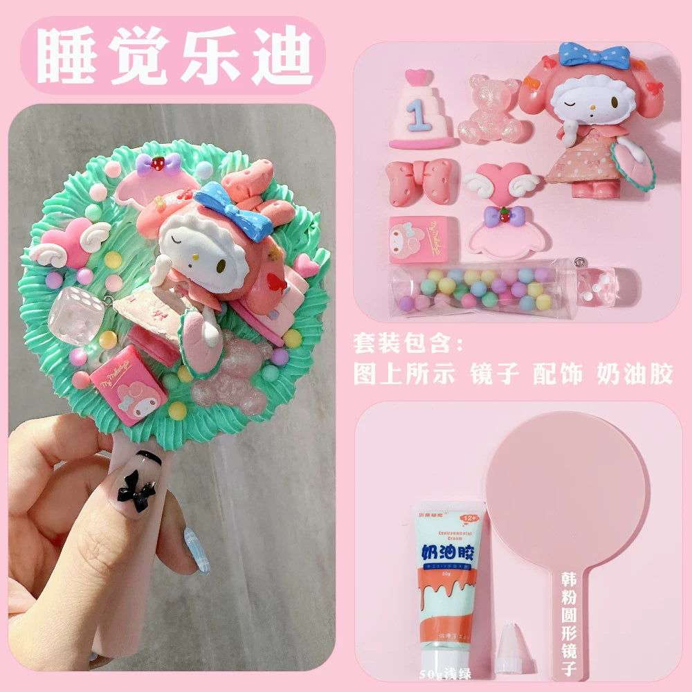 Cartoon Decoden DIY Mirror Kit