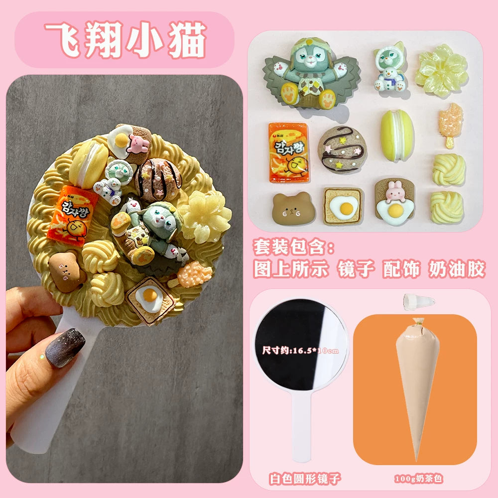 Cartoon Decoden DIY Mirror Kit