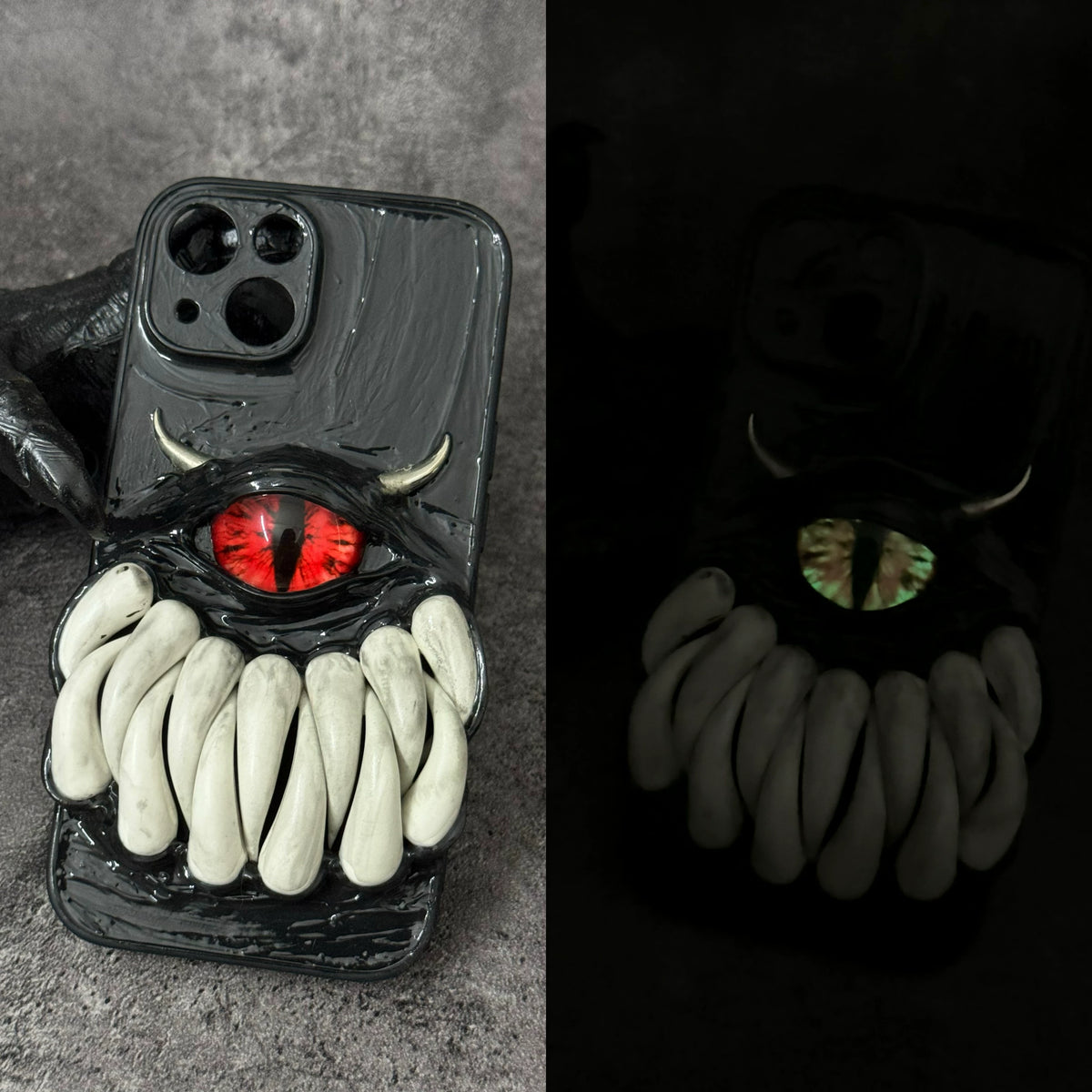 3D Cthulhu decoden Phone Case, Monster Buck‑Teeth Shell