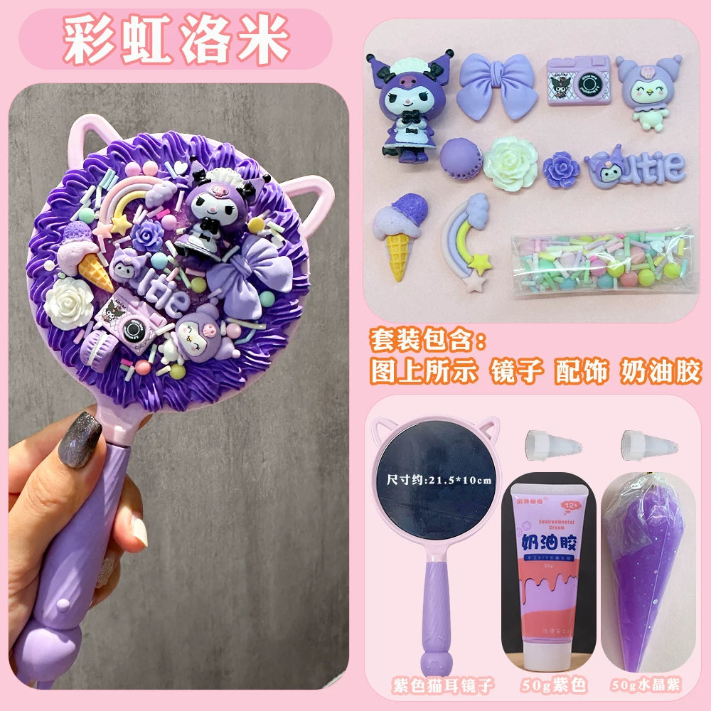 Cartoon Decoden DIY Mirror Kit