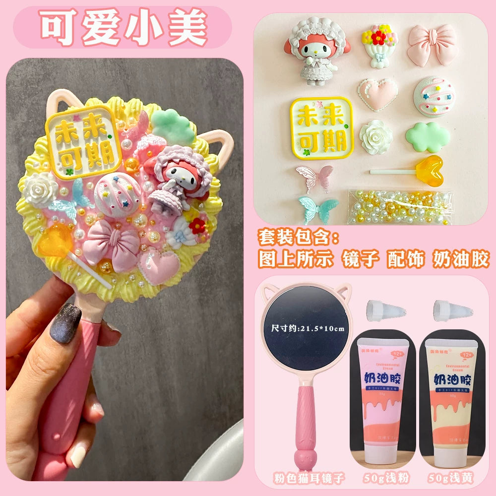 Cartoon Decoden DIY Mirror Kit