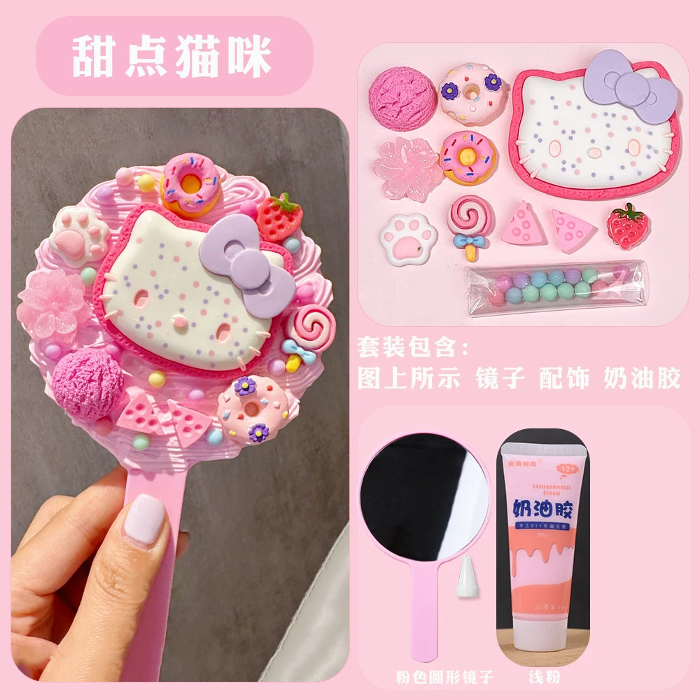 Cartoon Decoden DIY Mirror Kit