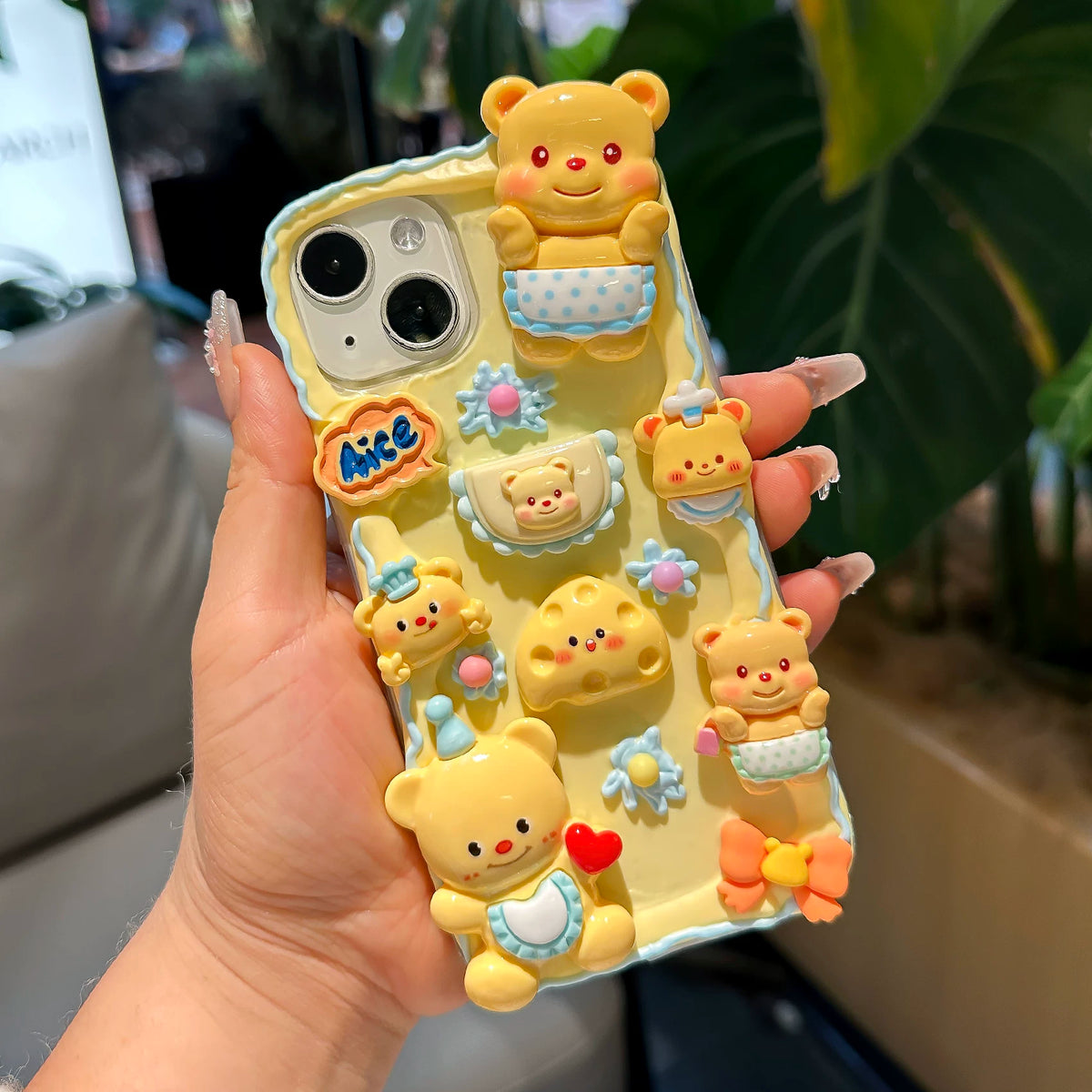 Cartoon & Food Miniatures decoden DIY phone case  DIY kits