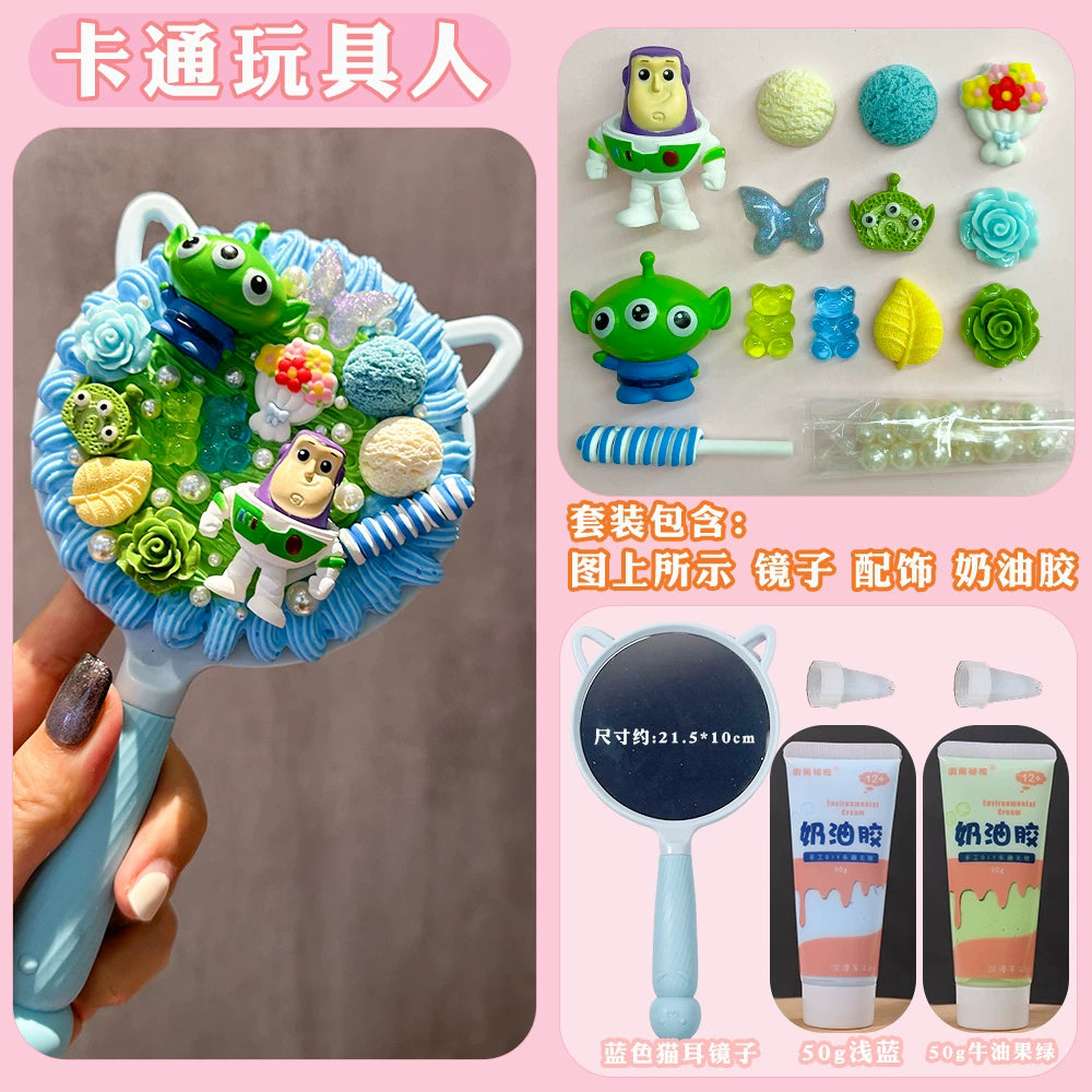 Cartoon Decoden DIY Mirror Kit
