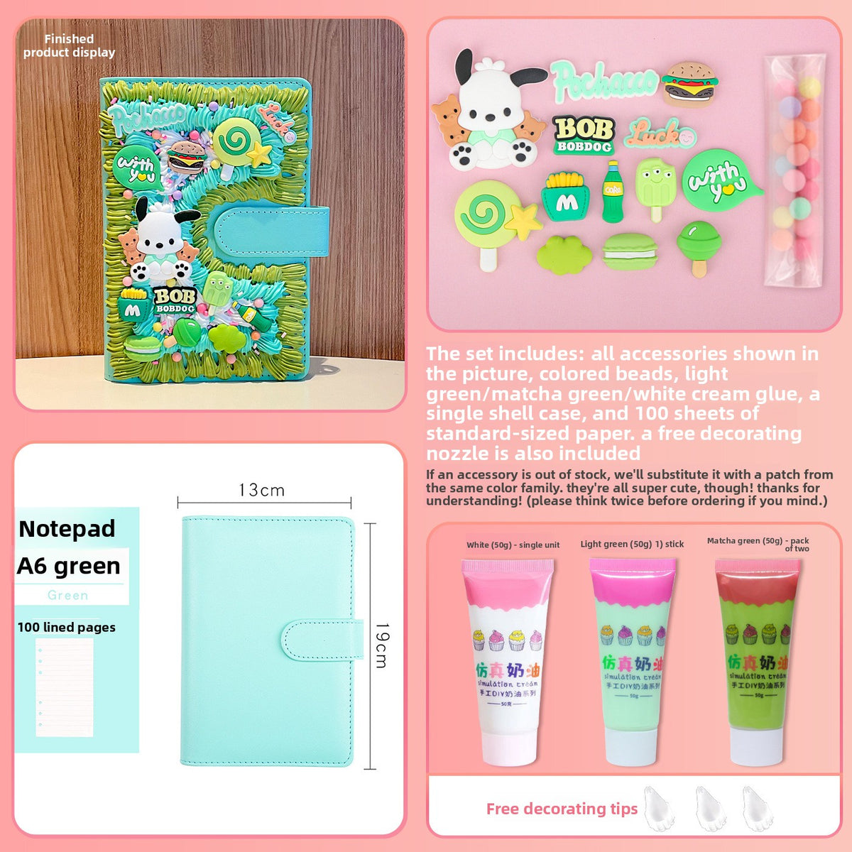 Decoden DIY Notebook Cover Kit