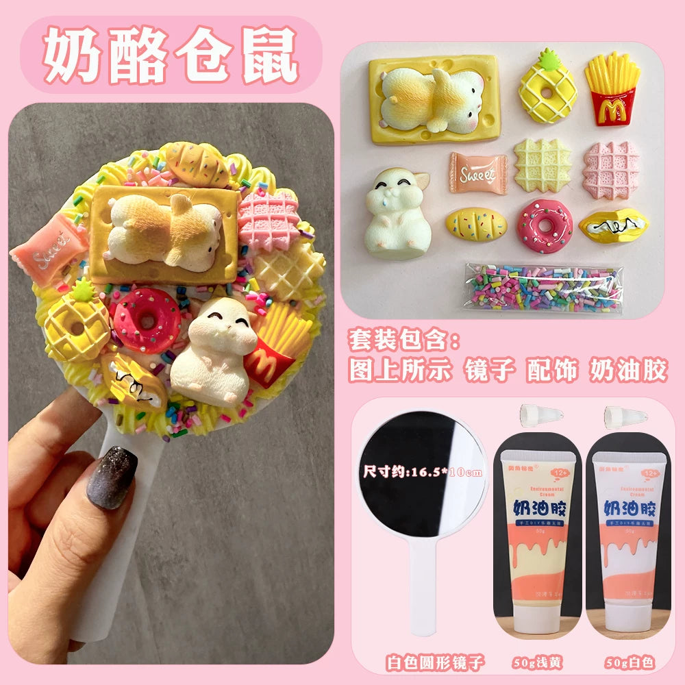 Cartoon Decoden DIY Mirror Kit
