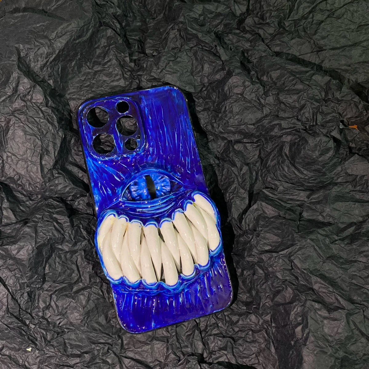 3D Cthulhu decoden Phone Case, Monster Buck‑Teeth Shell