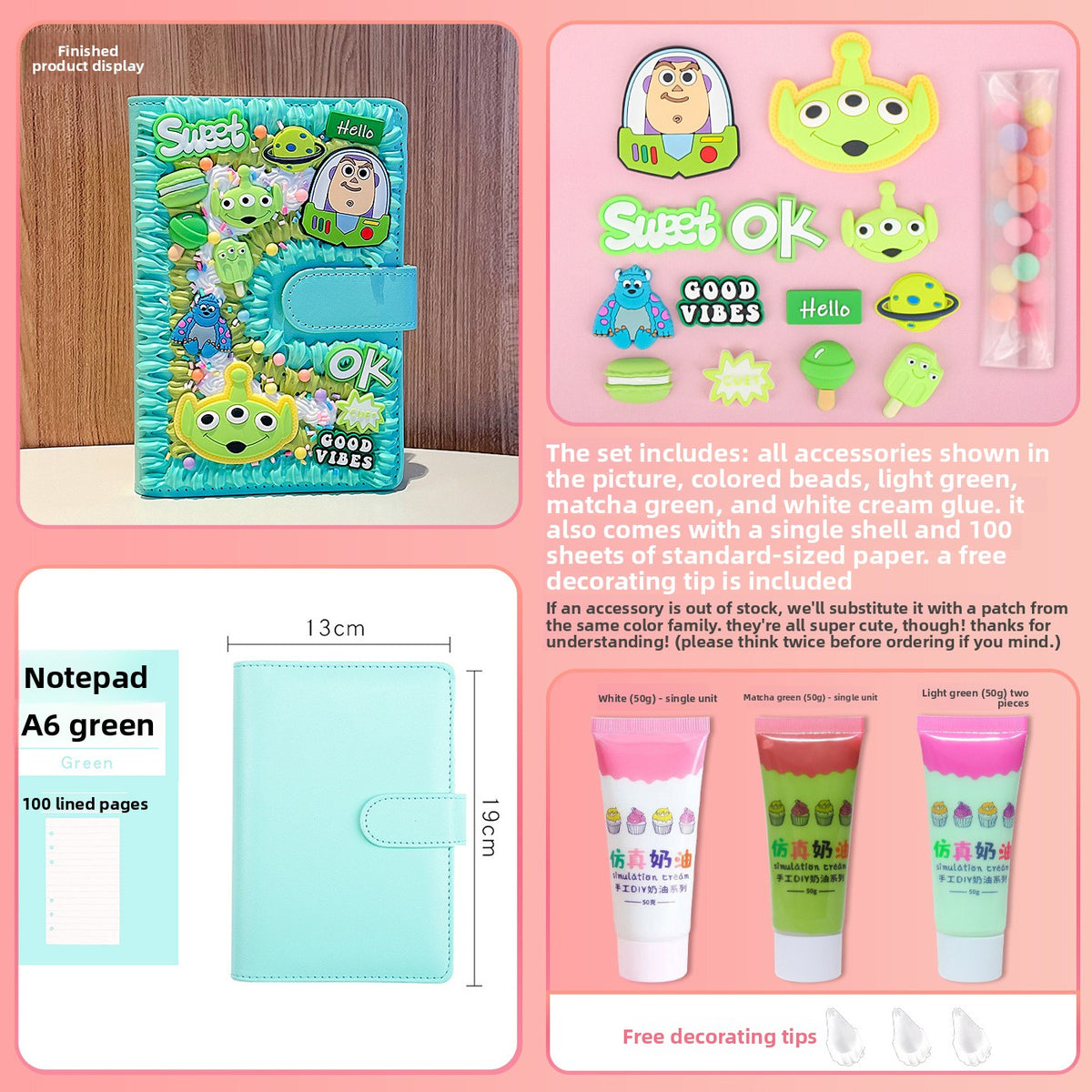 Decoden DIY Notebook Cover Kit