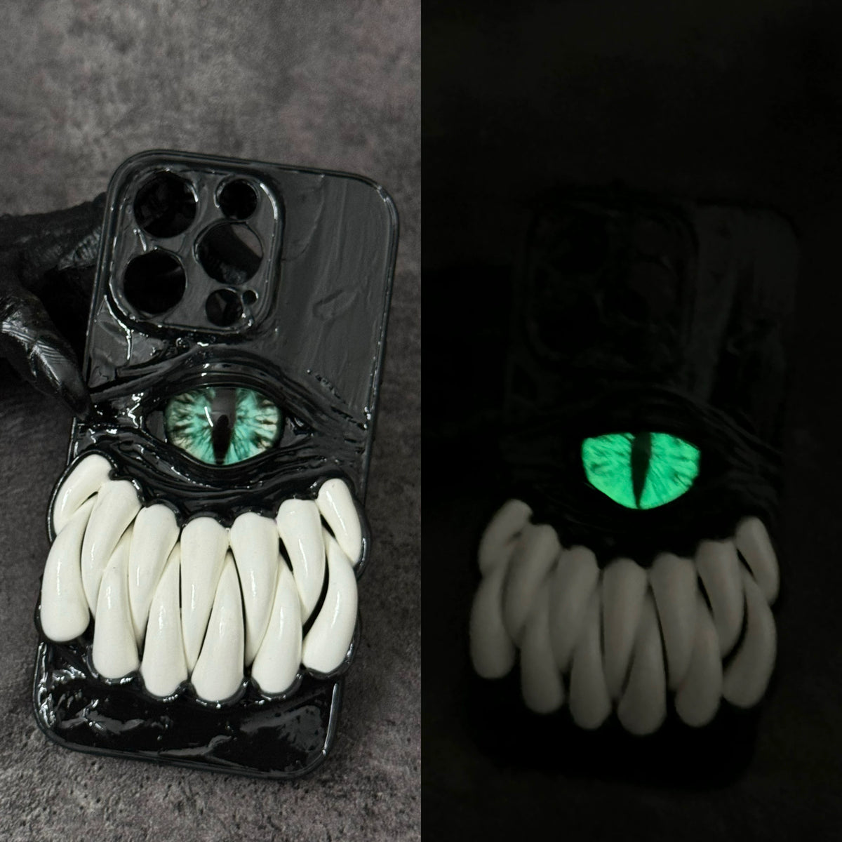 3D Cthulhu decoden Phone Case, Monster Buck‑Teeth Shell