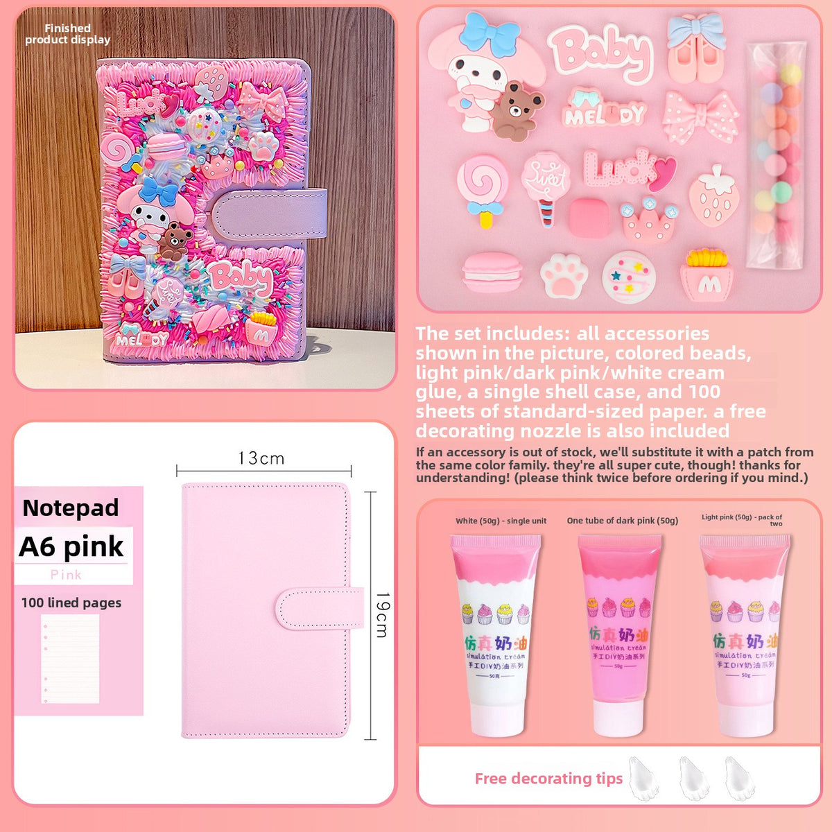 Decoden DIY Notebook Cover Kit