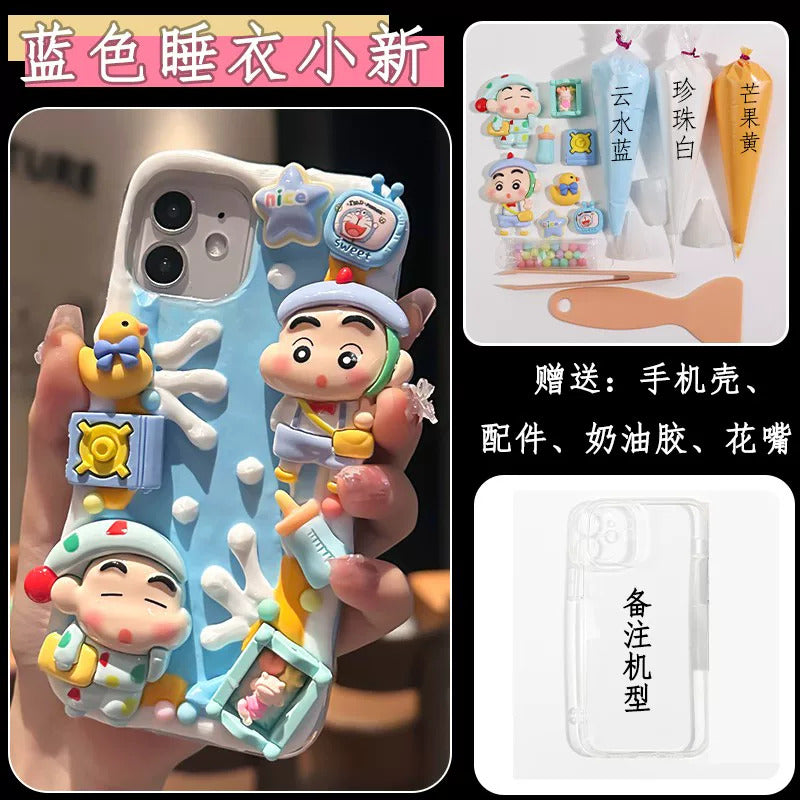 Cartoon & Food Miniatures decoden DIY phone case  DIY kits