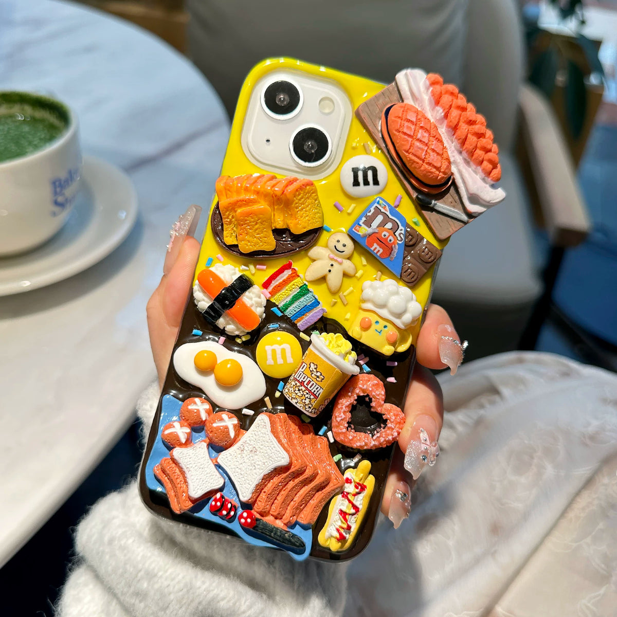 Cartoon & Food Miniatures decoden DIY phone case  DIY kits